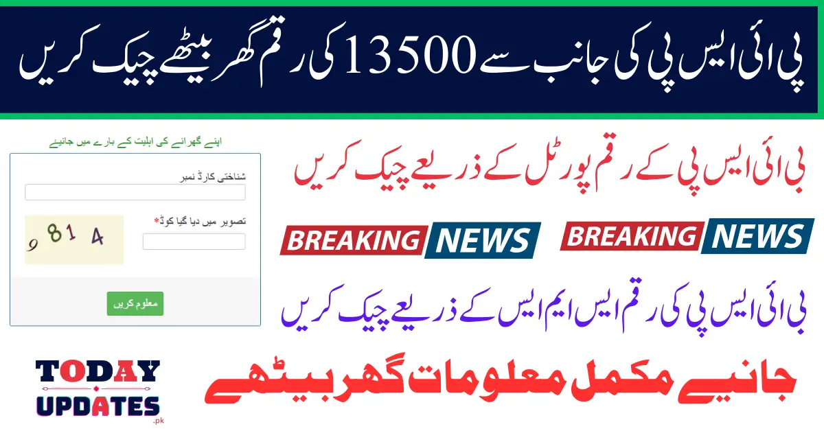 8171 Web Portal For Check Benazir Kafaalat 13500 Payment Online Using CNIC 2025